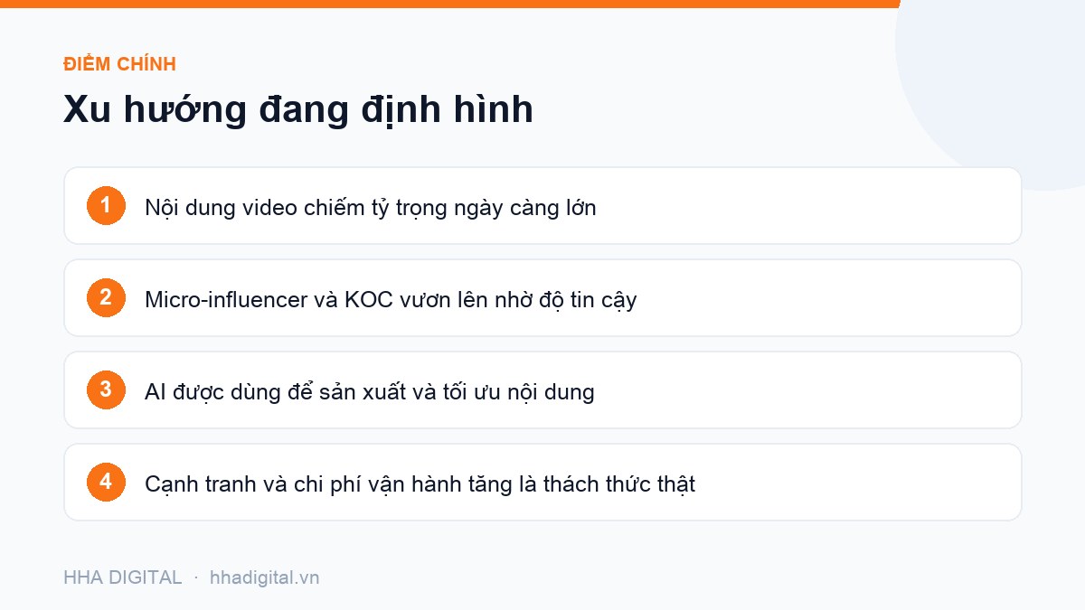 Đồ hoạ điểm chính: Xu hướng đang định hình