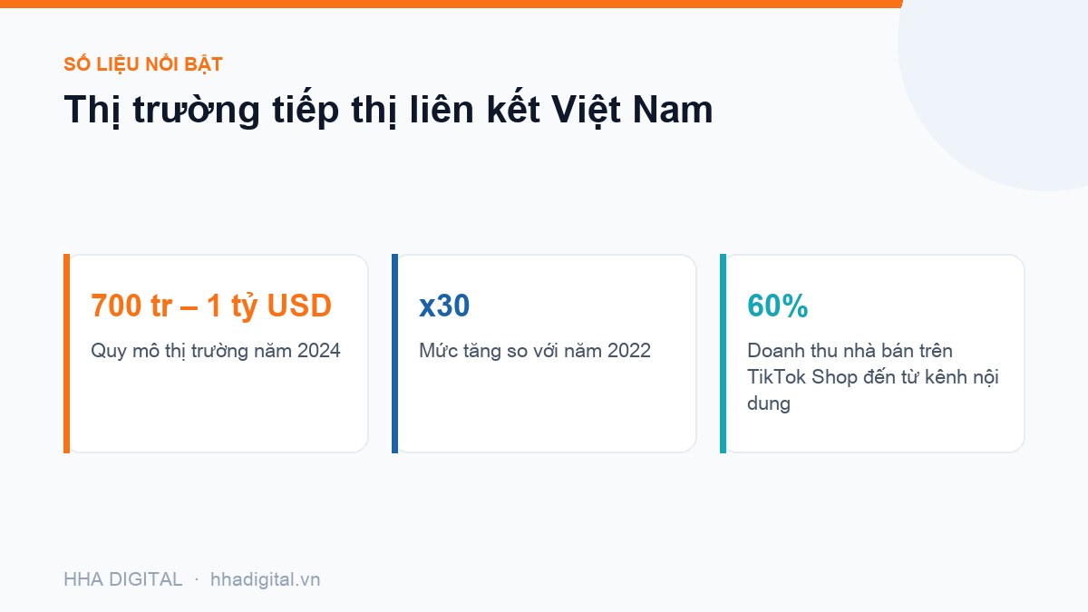 Đồ hoạ số liệu: Thị trường tiếp thị liên kết Việt Nam